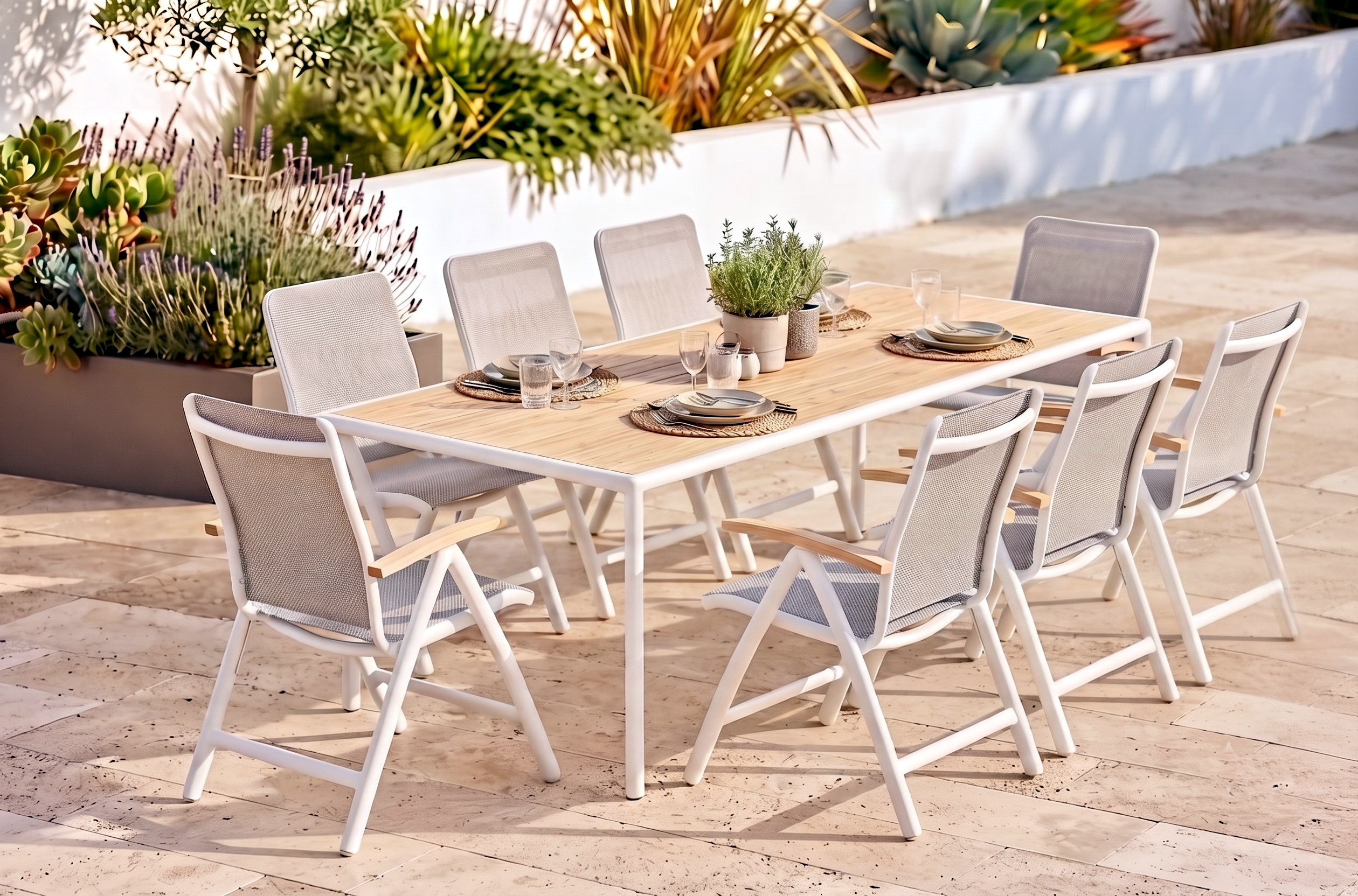 milan dining set w multipo bg
